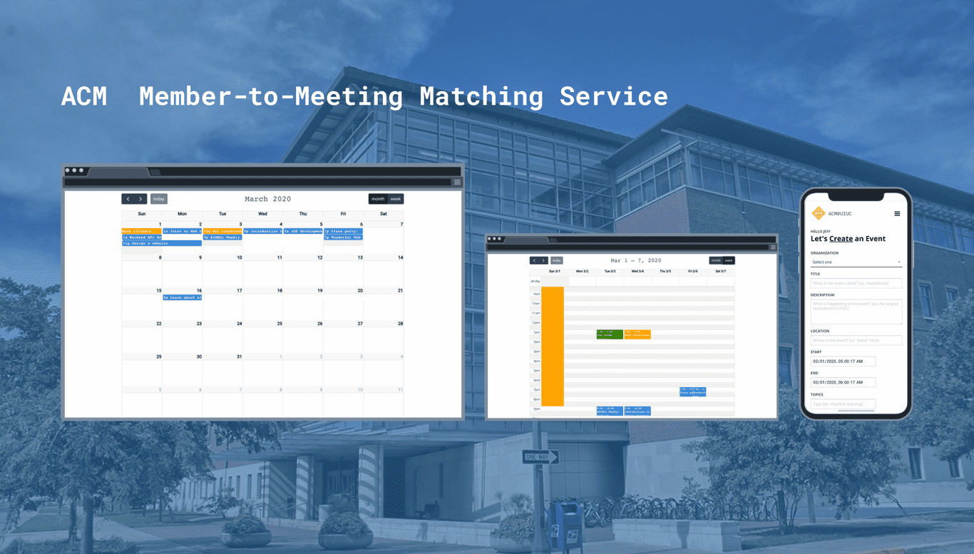 ACM Member to Meeting Matcher